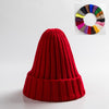 New Woolen Curly-brimmed Winter Warm Knitting Pointed Hats