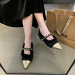 Version Of Pointed Mao Shoes Women Wear Velvet