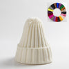 New Woolen Curly-brimmed Winter Warm Knitting Pointed Hats