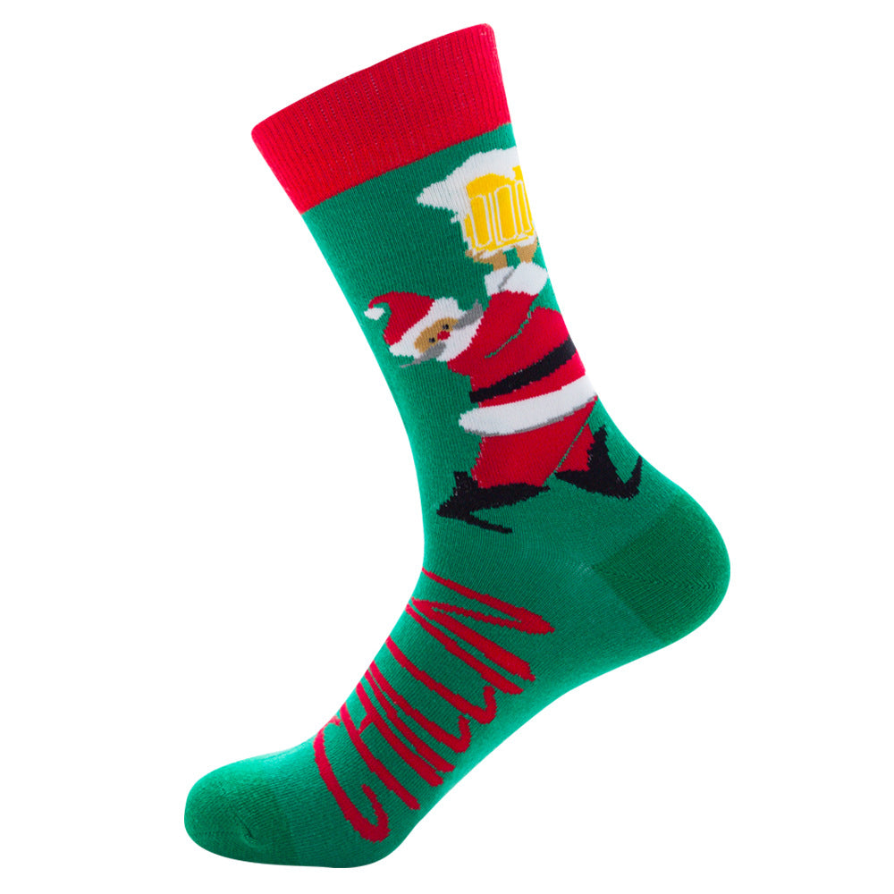 Christmas Socks Santa Claus Elk Socks Men