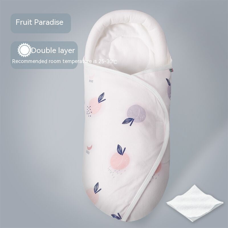 Sleeping Bag Pure Cotton Spring And Summer Thin Baby Anti-startle Sleeping