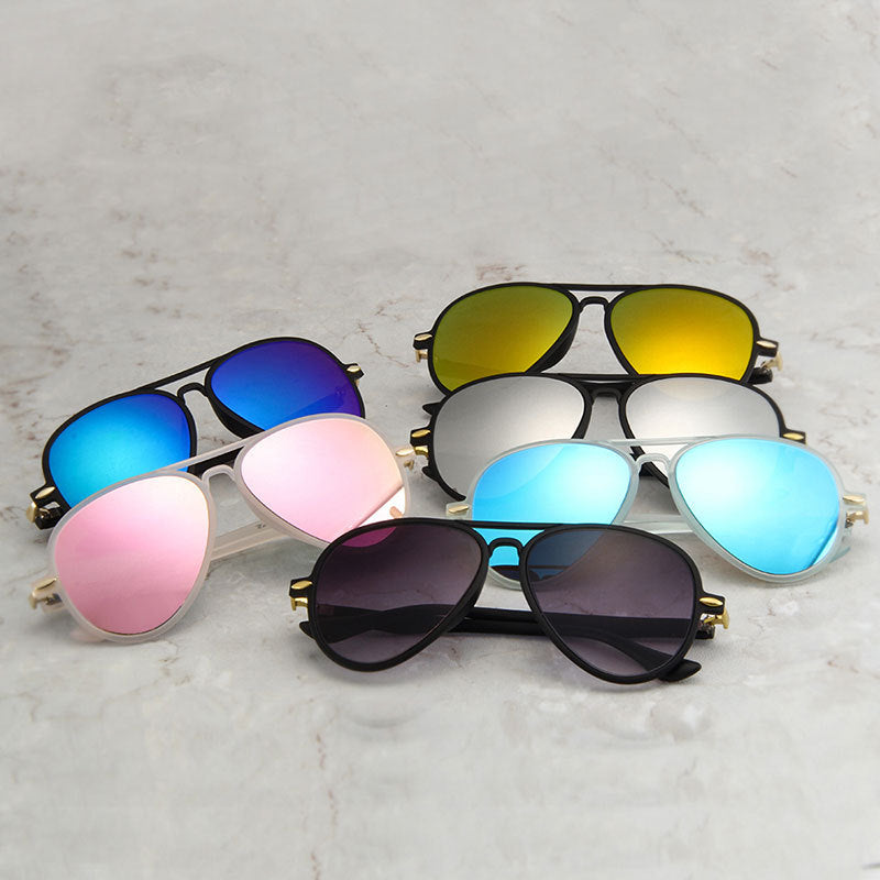 Fashion Ultralight Frame Aviator Sunglasses