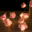 Battery Light String Plum Blossom Christmas Outdoor Garden Decoration