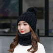 Women's Winter Fleece Fashion Hats Two Piece Set