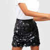 Women's Slim-fit Sequined Sheath Skirt