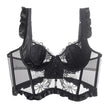 Lace Stitching Underwear Vest Style Fishbone Women