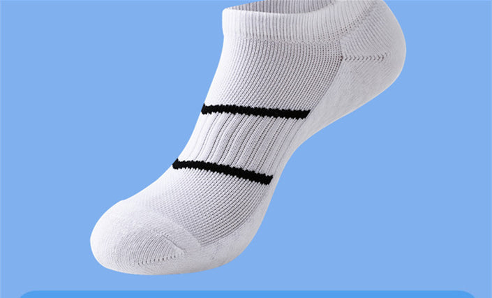 Men's Towel Bottom Sports Solid Color Socks