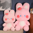 Strawberry Rabbit Plush Toy Doll Sitting