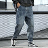 Retro Straight Loose Plus Size Tooling Jeans Men