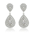 Water Drop Diamond Crystal Earrings Popular Simple And Versatile Earrings