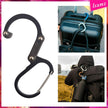 Hybrid Gear Clip - Carabiner Rotating Hook Clip Non-Locking Strong Clips For Camping Fishing Hiking Travel Backpack Out