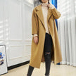 High-end Water Ripple Woolen Coat