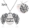 Sunshine Sunflower Necklace Women Men