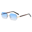 Fashion Frameless Polygonal Sunglasses