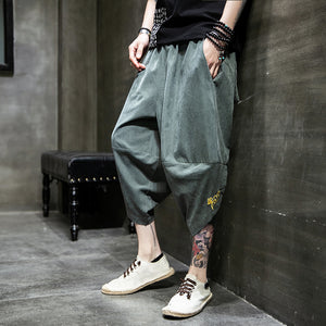 Casual Pants Ice Silk Harem Pants