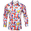 Long Sleeve Casual Flower Shirts For Men Designer Fit Dress Shirt BCY-05