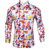 Long Sleeve Casual Flower Shirts For Men Designer Fit Dress Shirt BCY-05