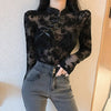 Alpscommerce Retro Sexy Lace Top Women