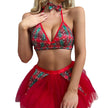 Dress Puffy Skirt Underwear Three-piece Set