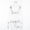 Lace Chest-wrapped See-through Underwear