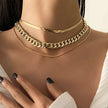 Creative Snake Bone Chain Set Necklace For Women