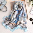 Women Shawl With Warmth And Sunscreen Silk Scarf