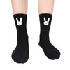 Bad Rabbit Socks Black And White Long Cotton Socks Knitted Socks For Men And Women