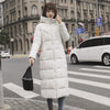 Women's thick over-the-knee plus size cotton coat