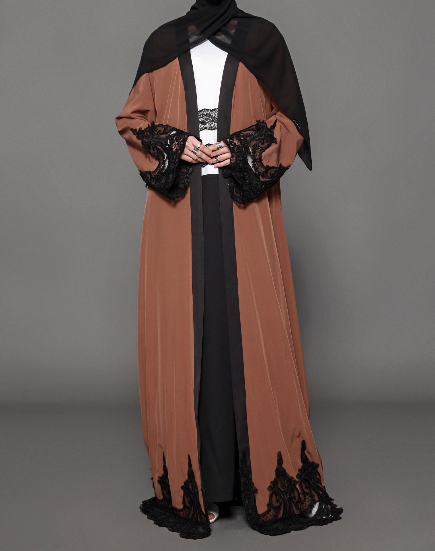 Fashion Robe Dark Brown Large Dress