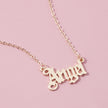 English Letter Necklace Clavicle Chain