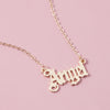 English Letter Necklace Clavicle Chain