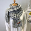 Women's Simple Thick Warm Woolen Scarf