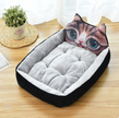 Kennel removable and washable Teddy cartoon pet nest pet supplies