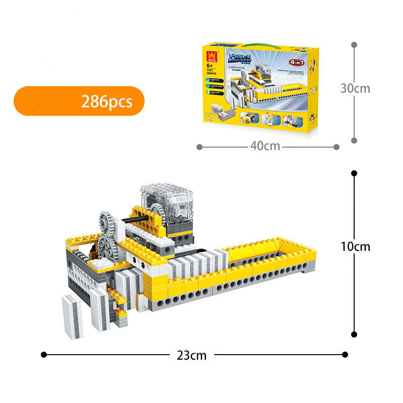 Electric Teaching Children's Intelligence Assembling Building Blocks Power