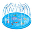 Children's lawn water spray game mat