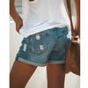 Women denim shorts ripped