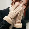 Alpscommerce cashmere full finger gloves women