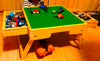 Block compatible Storage Play Table folding Custom Made Wooden Chalkboard Kids Children