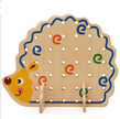 Early childhood teaching beaded blocks