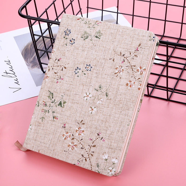 Fabric notebook and notebook