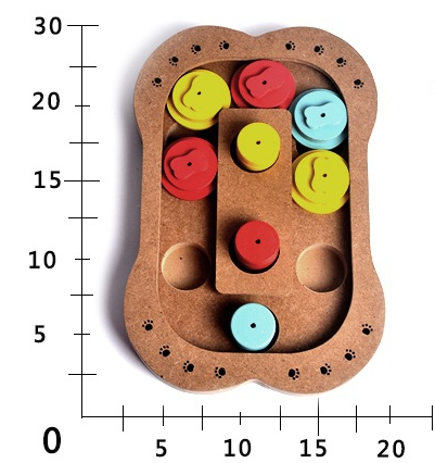 Pet dog, puzzle toy  new wooden play feeding multi-functional pet toys