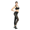 Round Hole Leggings Women Cotton Ankle-length Legins