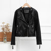 Women's leather short jacket