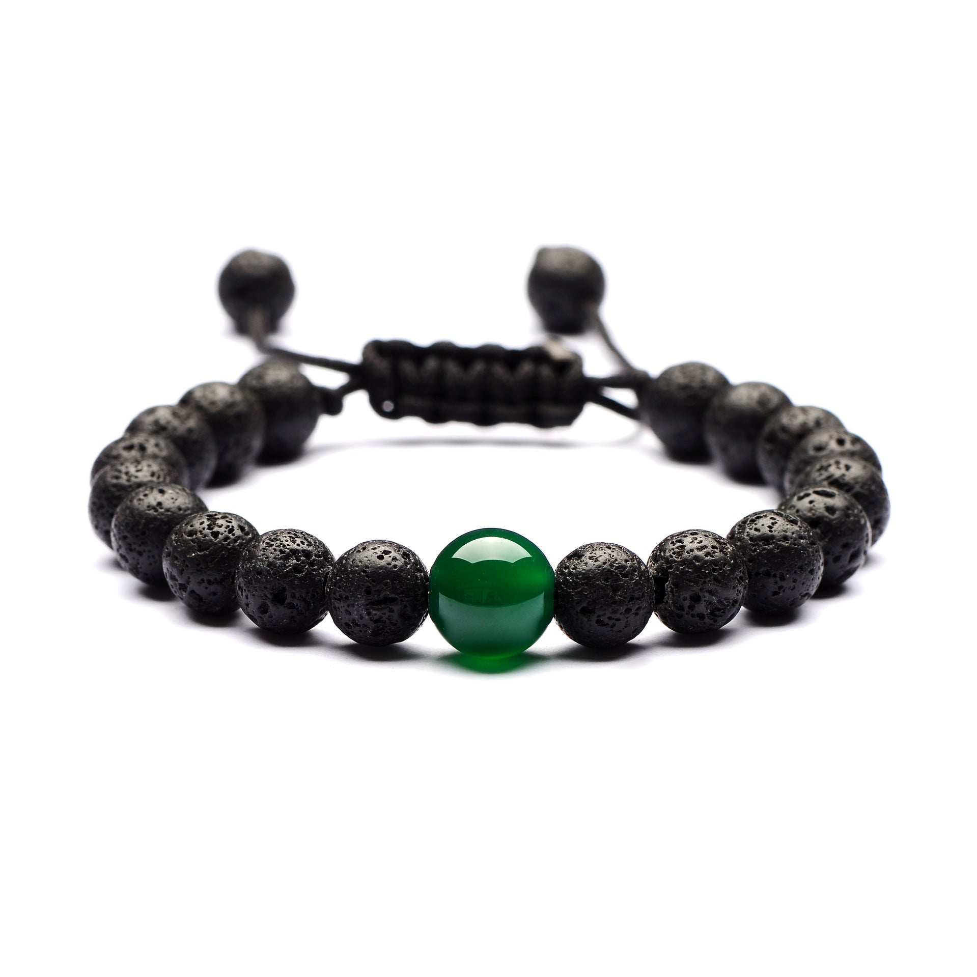 Lava Stone Handmade Knitting Bracelet