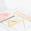 Office stationery ruler set