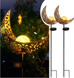 LED Solar Flame Light Metal LED Garden Light Flame Effect Lamp Waterproof Outdoor Lights Landscape Lights Solar Decorative Light