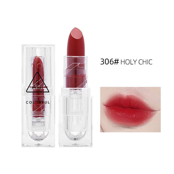 Makeup ice cube transparent lipstick matte