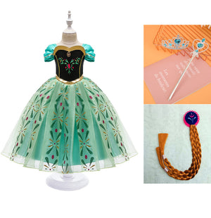 Girls' Dresses Full Set Of Accessories