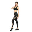 Round Hole Leggings Women Cotton Ankle-length Legins