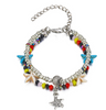 Yoga Anklet Turtle Bracelet Beach Pendant Starfish Pearl Retro Turtle Anklet